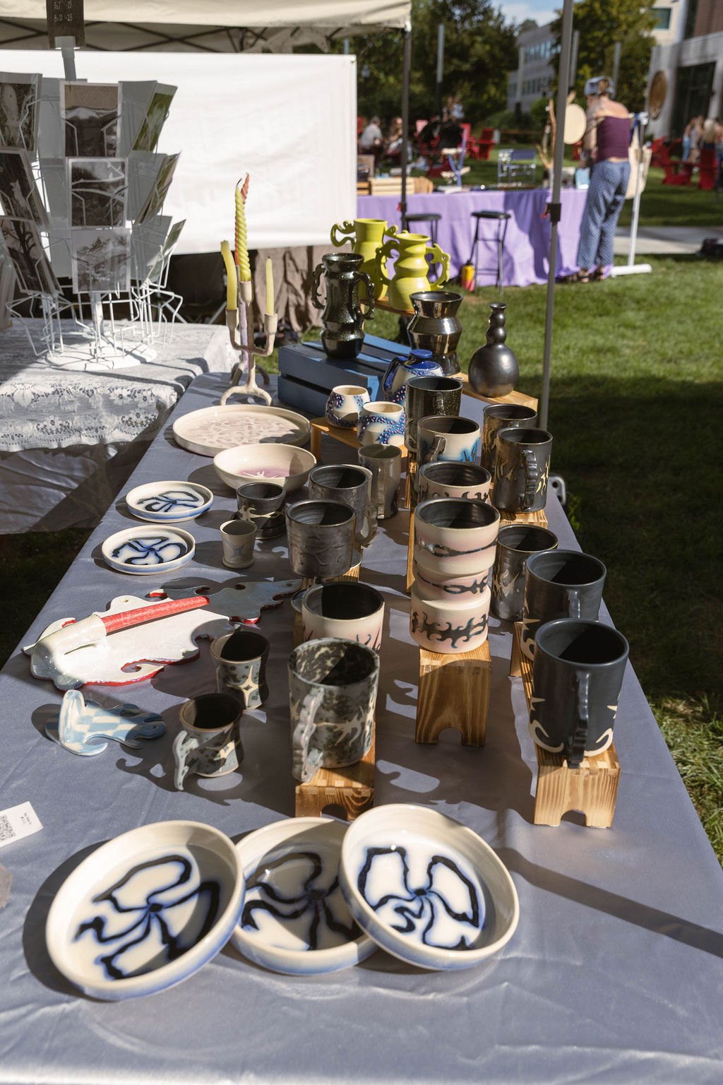 Vendor at The Mothership Art Market